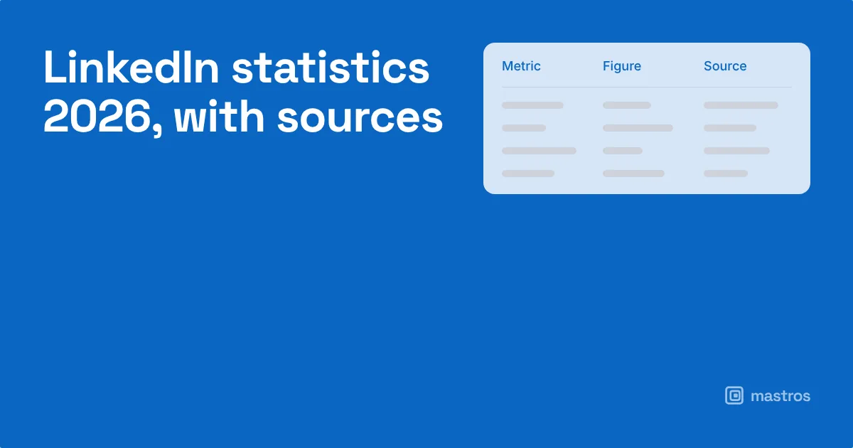 Table graphic of the outreach benchmarks below, for linkedin statistics
